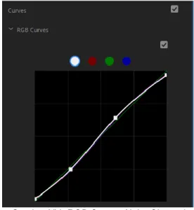 Gambar XV. RGB Curves Alpha Channel 