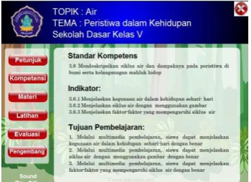 Gambar 4. Tampilan selamat datang program 