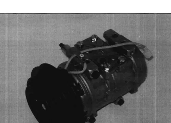 Figure 3:  Compressor and clutch. 