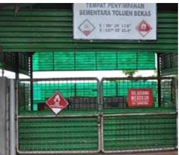 Gambar 17 Penyimpanan bahan mudah terbakar 