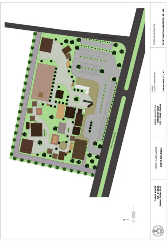 Gambar 5.1 Site plan 