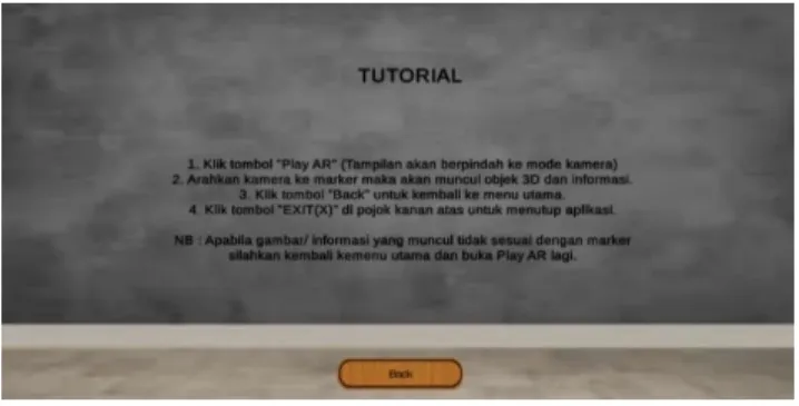 Gambar 9. Tampilan Tutorial  3.1.4 Tampilan About