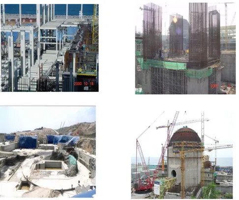 Gambar 1. Pekerjaan Konstruksi Sipil PLTN di Korea Selatan [4] . 