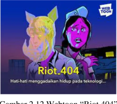 Gambar 2.12 Webtoon “Riot 404” 