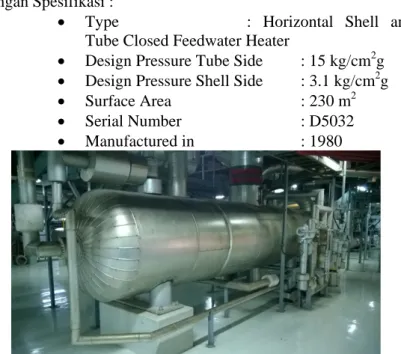 Gambar 2.1 Low Pressure Heater 2 
