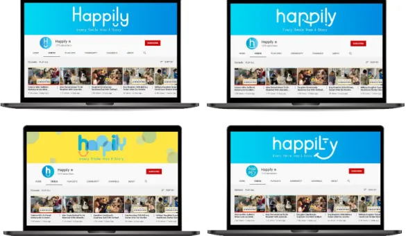 Gambar 3.15. Mockup Logo Happily pada Youtube 