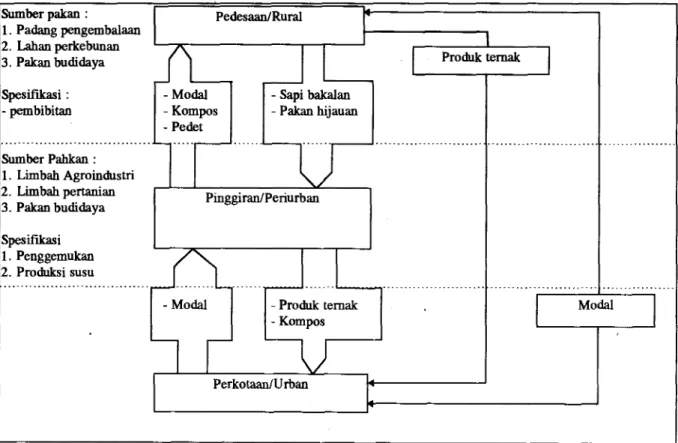 Diagram 1. Pola strategi pengembangan ternak berdasarkan sumber pakan dan lokasi usaha 