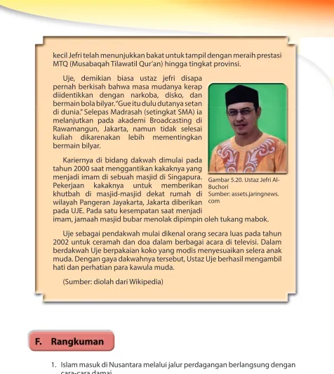 Gambar 5.20. Ustaz Jefri Al-