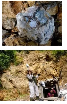 Gambar : Batuan daerah F dan Lokasi Gurandil