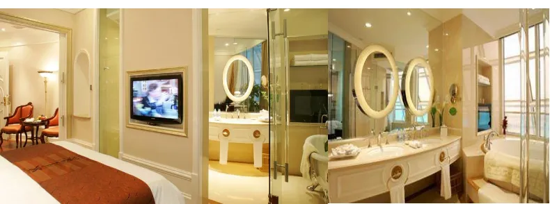 Gambar 2.4 Salah satu contoh kamar (tipe deluxe) yang terdapat di Oriental Riverside Hotel