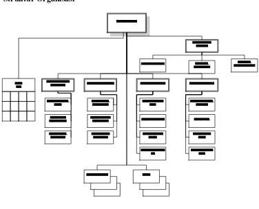 Gambar 2.1 Struktur Organisasi Intansi 