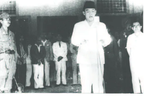 Gambar 2.1 Semangat proklamasi diwujudkan dalam rumusan pembukaan Undang-Undang Dasar Negara Republik Indonesia 1945