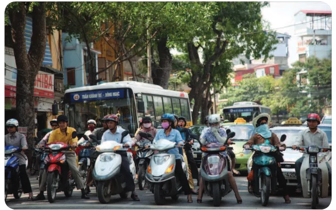 Gambar 3.2 Para pengguna jalan wajib mematuhi peraturan lalu lintas