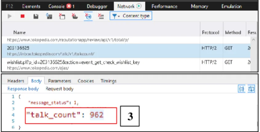 Gambar 4.5 Variabel number of questions pada file JSON 