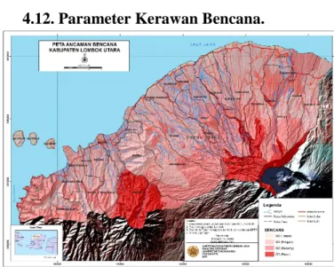 Gambar 4.5. Peta Kedalaman Tanah Efektif  Kab. Lombok Utara 