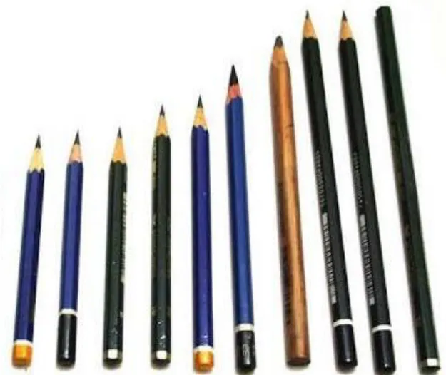 Gambar 13. Pensil hitam 