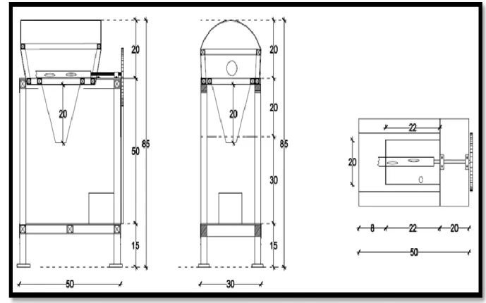 Gambar 4. Dimensi alat 