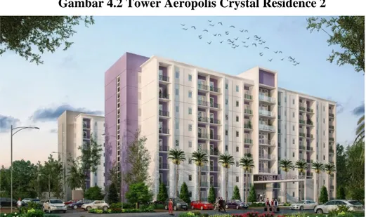 Gambar 4.2 Tower Aeropolis Crystal Residence 2