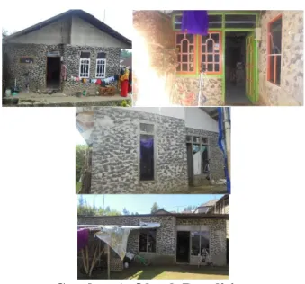 Gambar 2. Temperatur Ruang Luar empat  rumah 