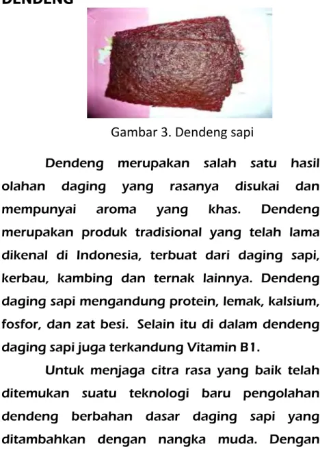 Gambar 3. Dendeng sapi 
