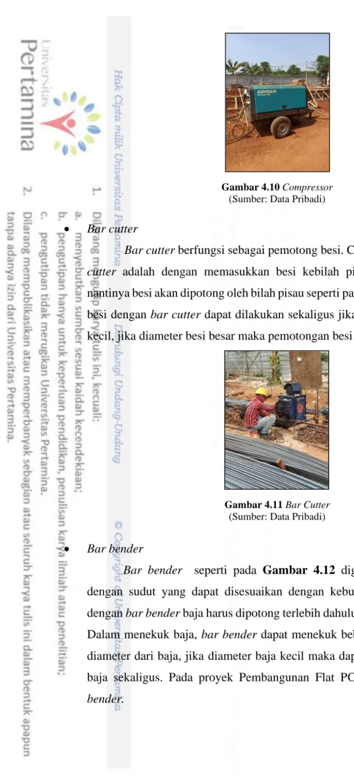Gambar 4.11 Bar Cutter  (Sumber: Data Pribadi) 