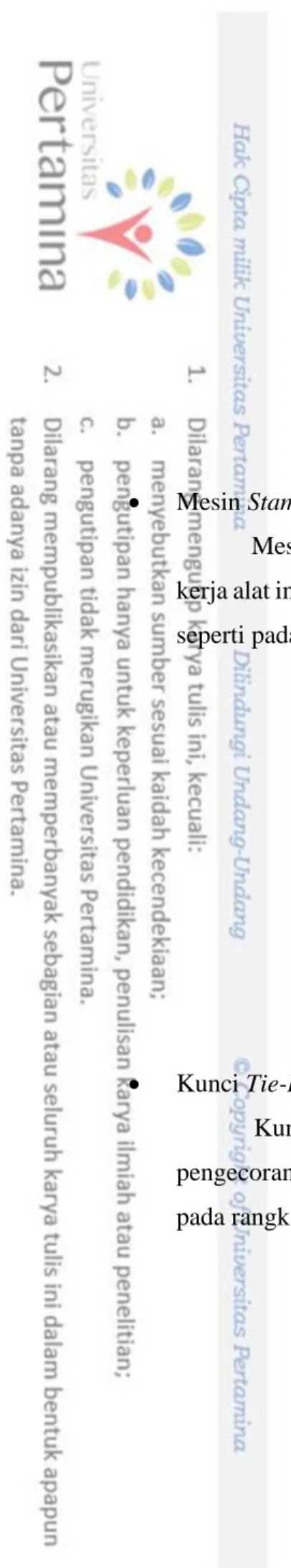 Gambar 4.13 Mesin Stamper  (Sumber: Data Pribadi) 