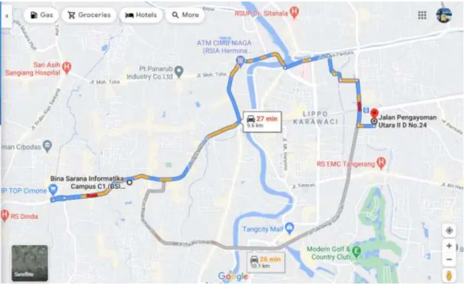 Gambar 4. Peta Lokasi Mitra 