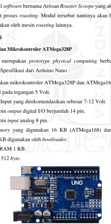 Gambar 2. 1 Struktur Arduino Nano [6] 
