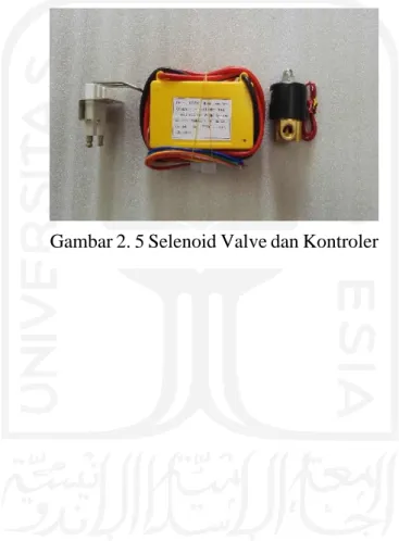 Gambar 2. 5 Selenoid Valve dan Kontroler 
