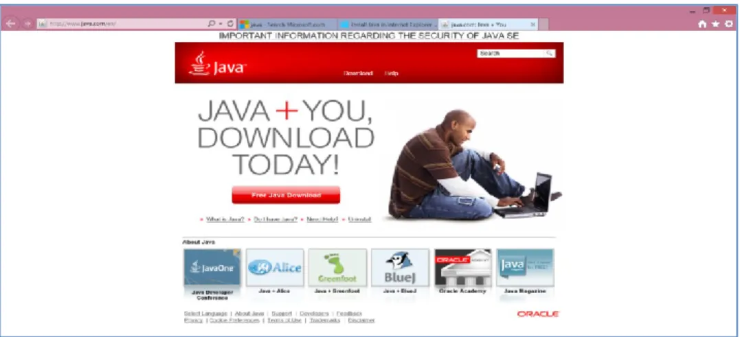 Gambar 7-8.  Tampilan  Agree Download Free Java 