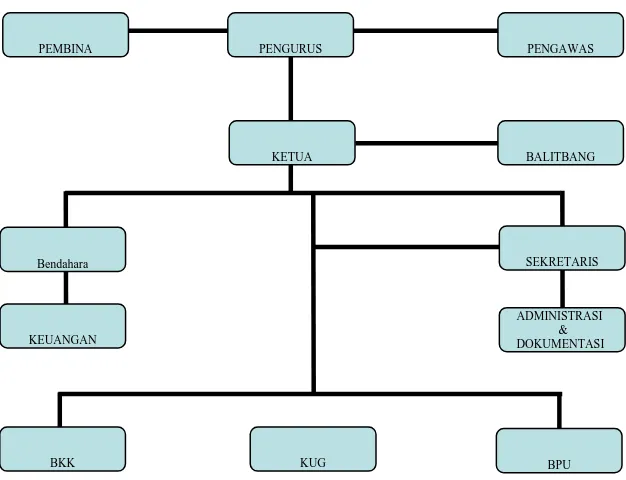 Gambar 1. Struktur Organisasi YPDKY 