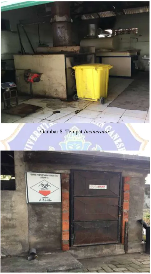 Gambar 8. Tempat Incinerator 