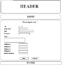 Gambar 3.14 Form Lihat Soal Bagian Programmer atau Operator 