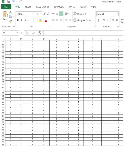 Gambar 1 Tampilan Data Dalam Excel (Bagian 3)