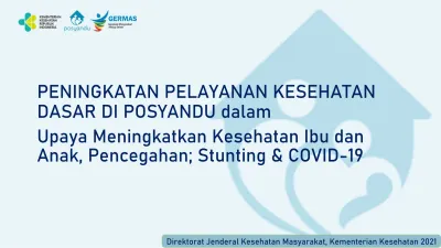 PENINGKATAN PELAYANAN KESEHATAN DASAR DI POSYANDU Dalam. Upaya ...