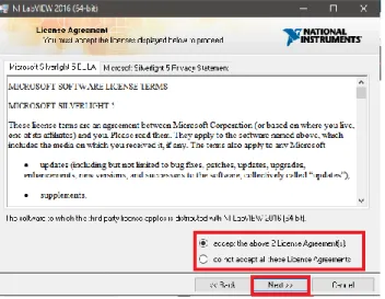 Gambar 3.33 lisence agreement 