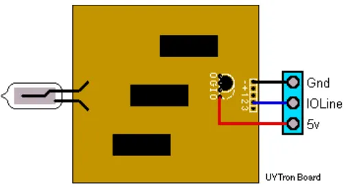 Figure 76:  UV TRON Wiring 