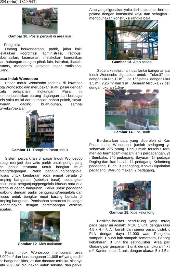 Gambar 10. Posisi penjual di area luar 