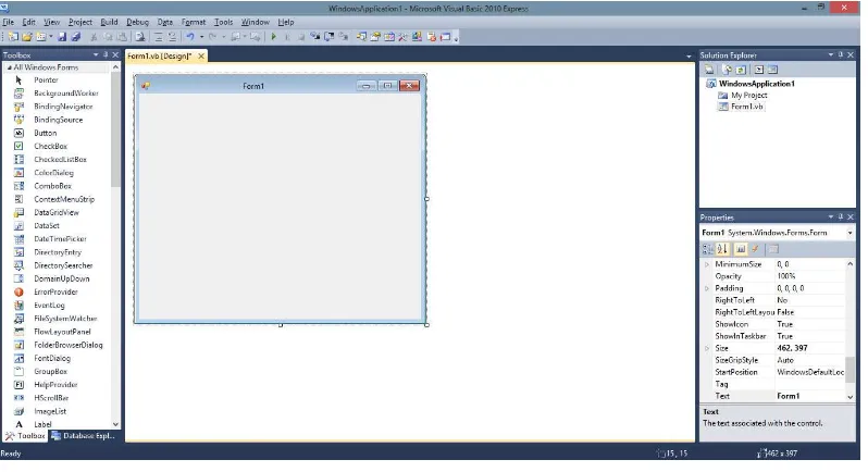 Gambar 2.8 Alur Pembuatan Program pada Visual Basic 6.0 