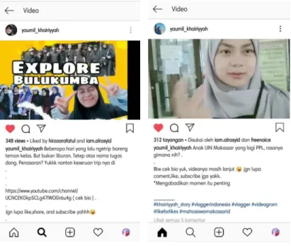 Gambar 4.6feed akun instagram Yaumil 