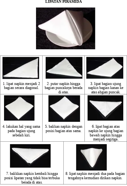 Gambar  Lipatan Piramida