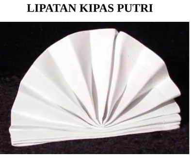 Gambar  Lipatan Kipas Putri