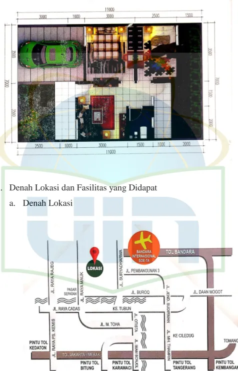 Gambar 3.2 Denah Type Rumah Mansion 40/77  