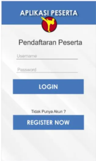 Gambar  5.  Antarmuka  Halaman  Login 