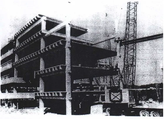 Gambar II.26 Pembangunan konstruksi mengguanakan beton prategang 
