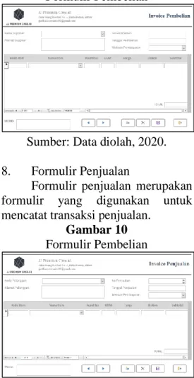 Gambar 9  Formulir Pembelian 