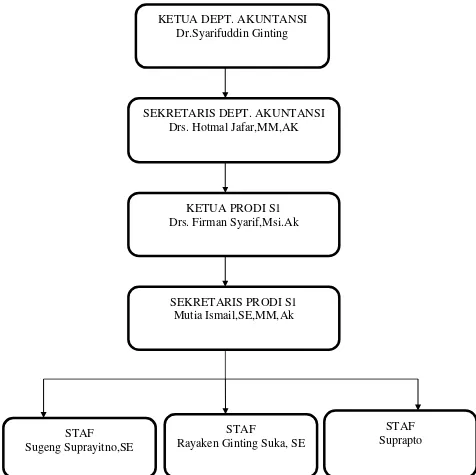 Gambar 2.2 Struktur Organisasi Departemen Akuntansi 