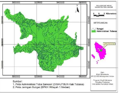 Gambar 7. Peta Jalan Kabupaten Toba samosir 