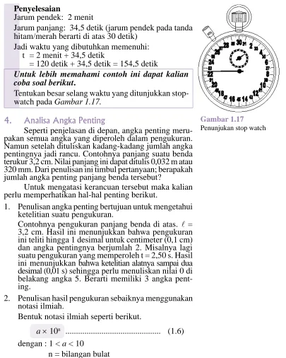 Gambar 1.17Penunjukan stop watch