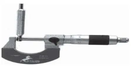 Gambar 1.4. mikrometer skrup